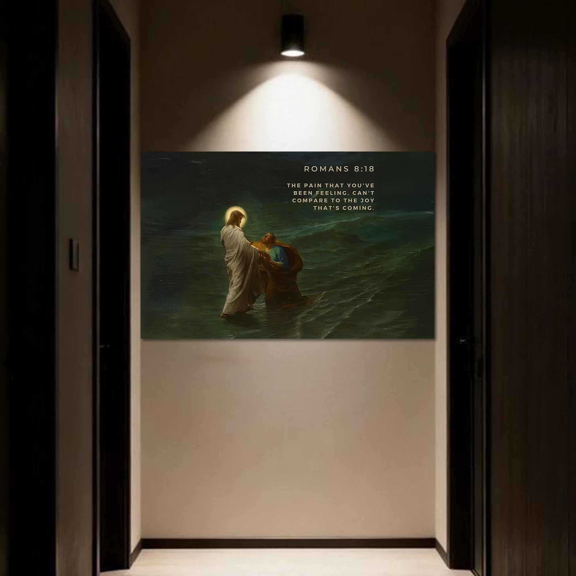 Artronauts Glass Print Romans 8– Christian Tempered Glass Wall Art