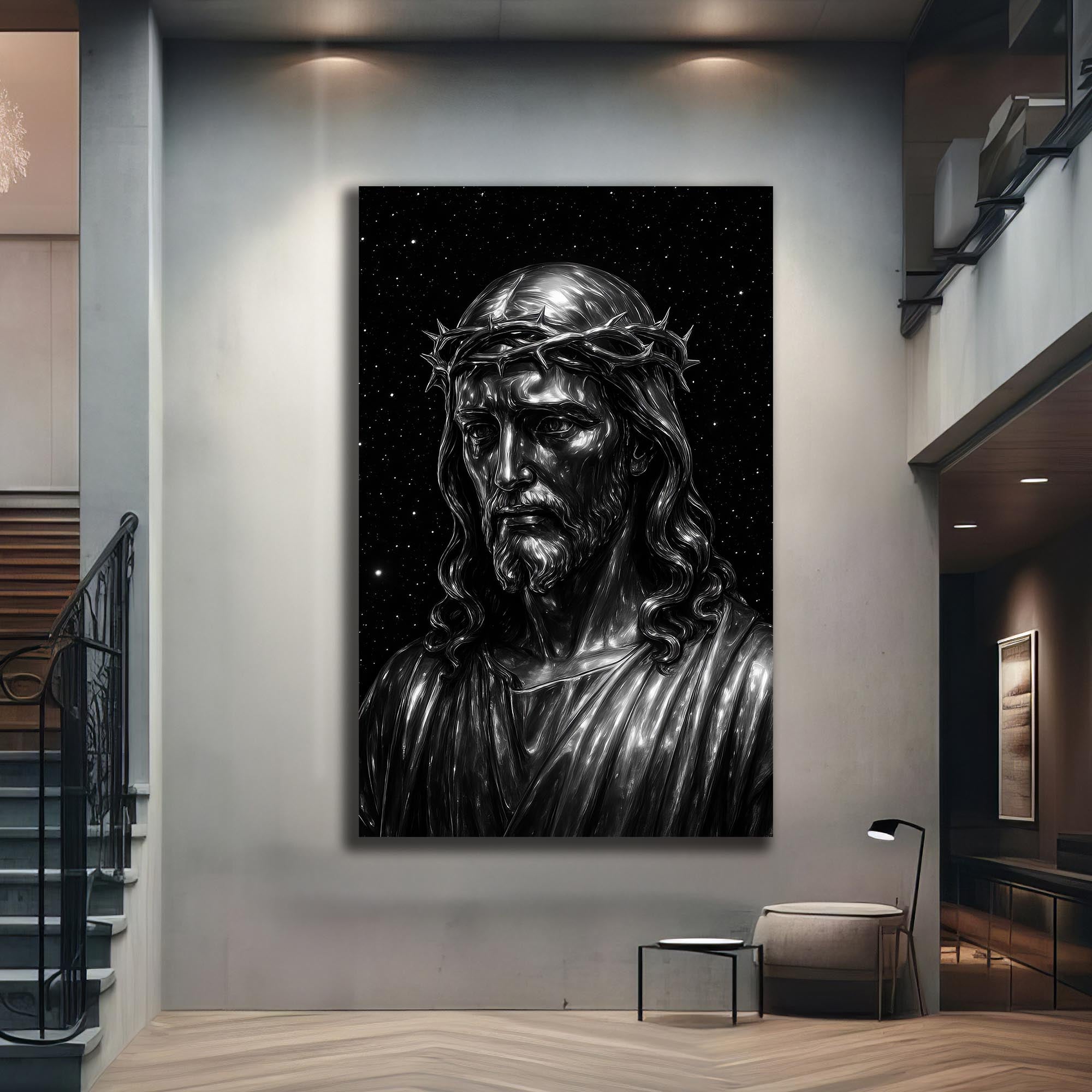 Crown of Sacrifice– Christian Tempered Glass Wall Art