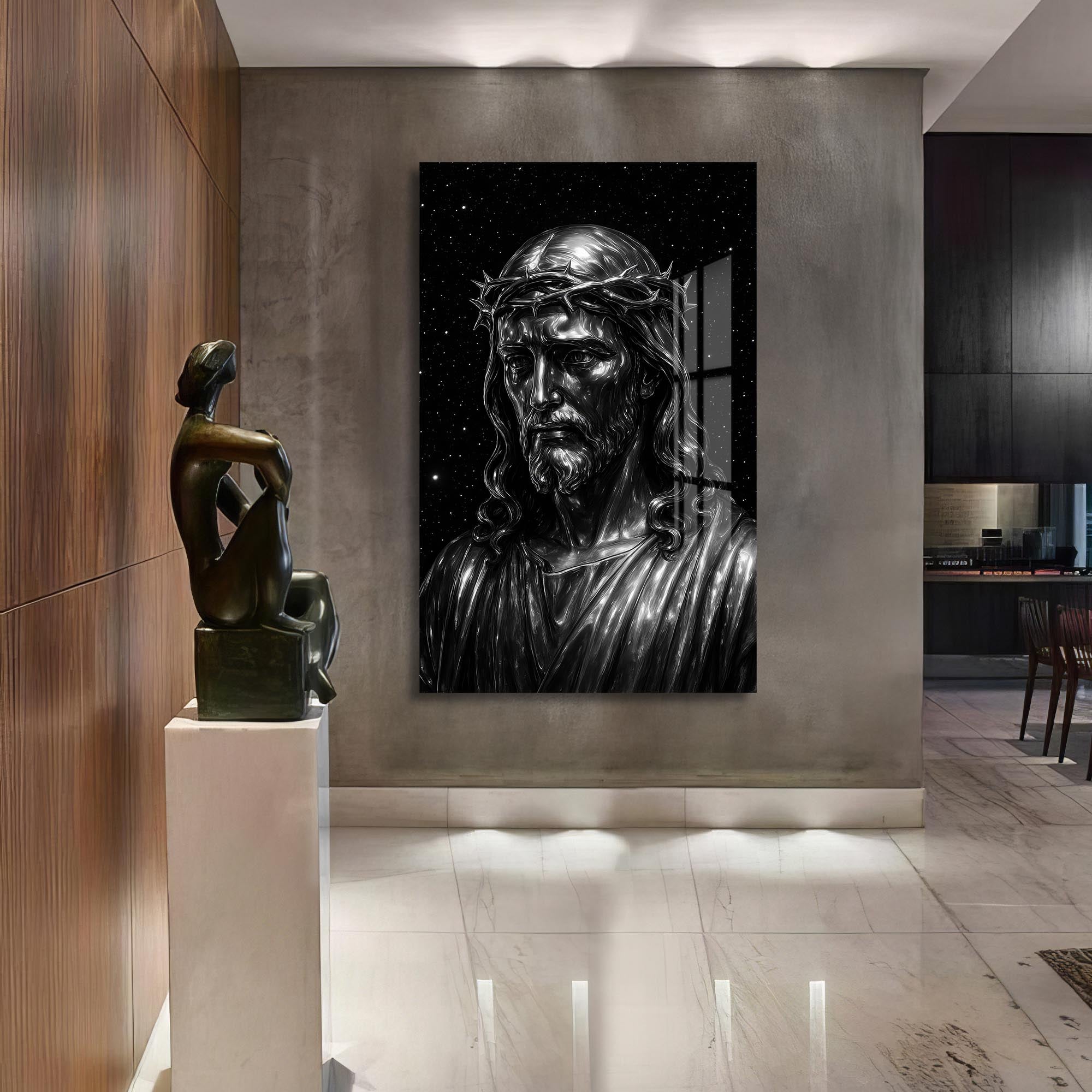 Crown of Sacrifice– Christian Tempered Glass Wall Art