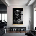 Artronauts Glass Print S | 72x46 cm | 28.3"x18.1" / Gold Crown of Sacrifice– Christian Tempered Glass Wall Art