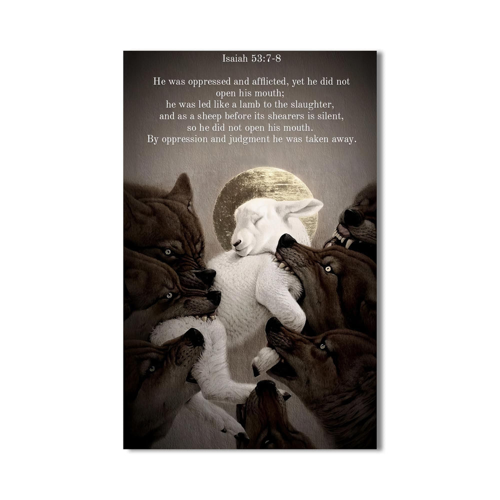 Artronauts Glass Print Silent Lamb– Christian Tempered Glass Wall Art