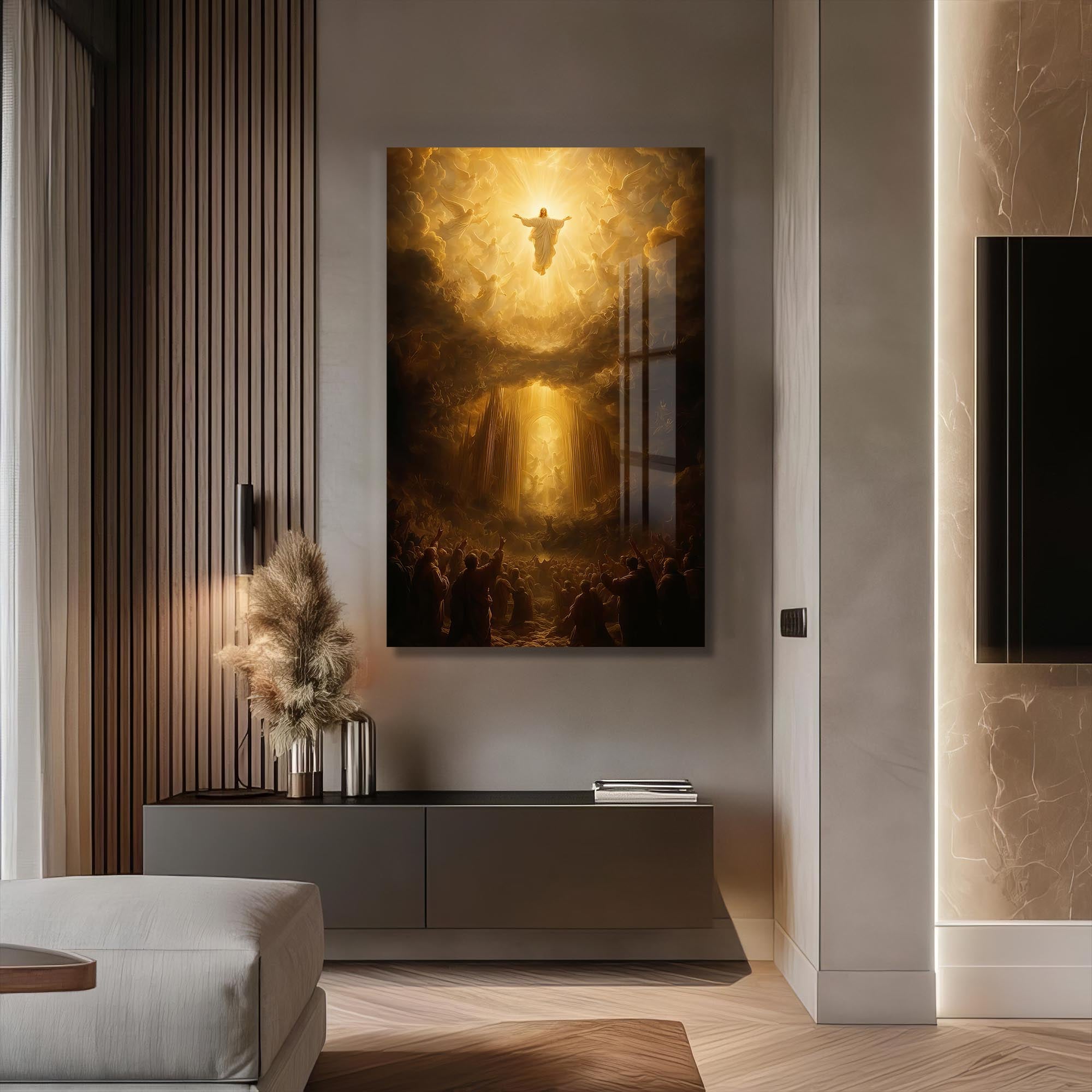 Artronauts Glass Print Ascension of Light– Christian Tempered Glass Wall Art