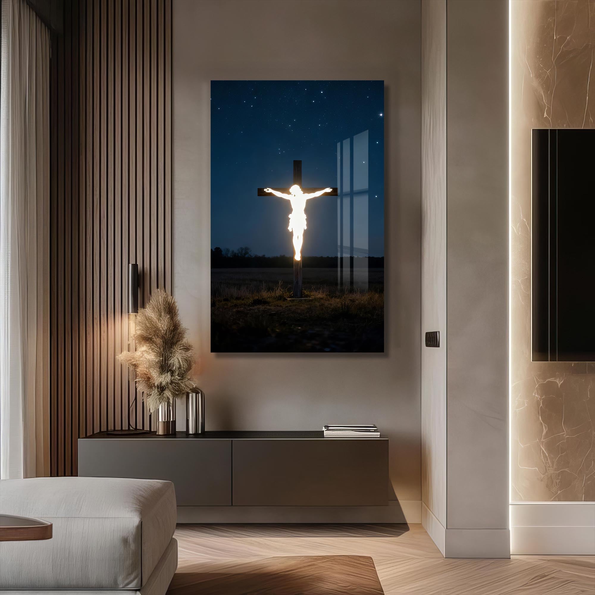 Eternal Sacrifice– Christian Tempered Glass Wall Art