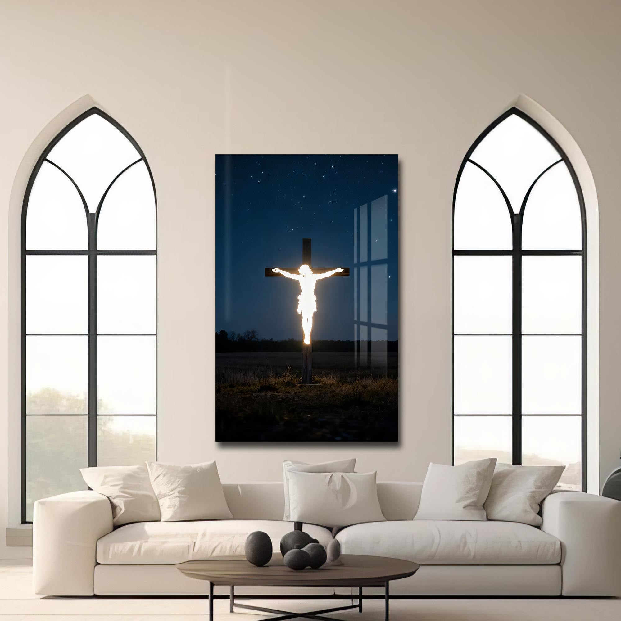 Eternal Sacrifice– Christian Tempered Glass Wall Art