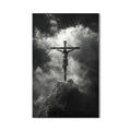 Artronauts Glass Print Crucifix in Silence– Christian Tempered Glass Wall Art