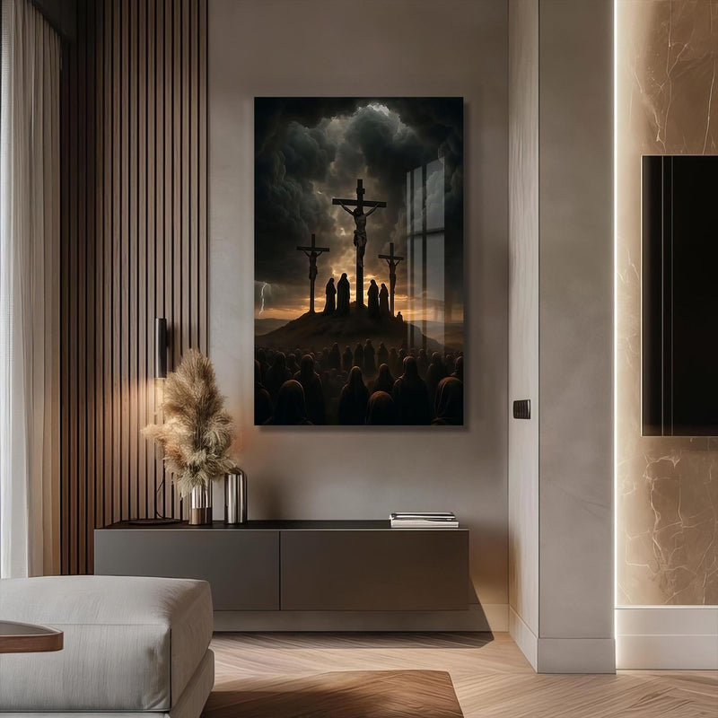 Artronauts Glass Print His Perfect Time– Christian Tempered Glass Wall Art