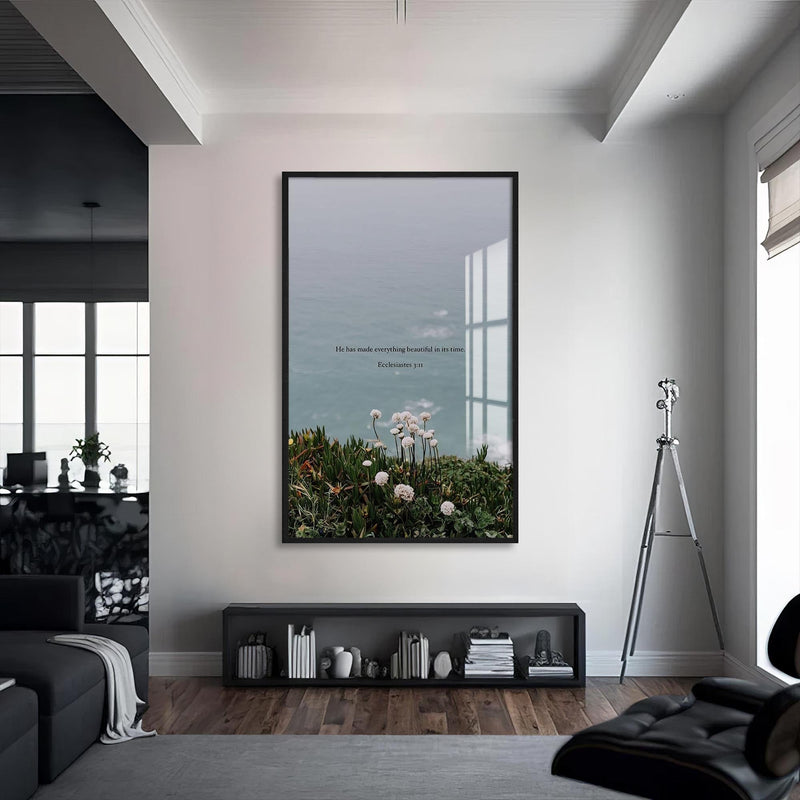 Artronauts Glass Print S | 72x46 cm | 28.3"x18.1" / Black Prayer in the Darkness– Christian Tempered Glass Wall Art