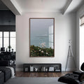 Artronauts Glass Print S | 72x46 cm | 28.3"x18.1" / Walnut Prayer in the Darkness– Christian Tempered Glass Wall Art