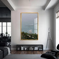 Artronauts Glass Print S | 72x46 cm | 28.3"x18.1" / Gold Prayer in the Darkness– Christian Tempered Glass Wall Art