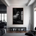 Artronauts Glass Print S | 72x46 cm | 28.3"x18.1" / Walnut Sunset of Redemption– Christian Tempered Glass Wall Art
