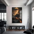 Artronauts Glass Print S | 72x46 cm | 28.3"x18.1" / Black Mount of Thunder– Christian Tempered Glass Wall Art