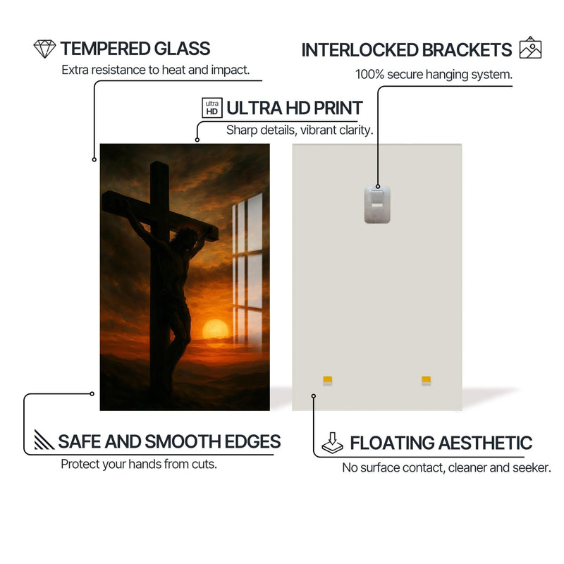 Artronauts Glass Print Crown of Mercy– Christian Tempered Glass Wall Art