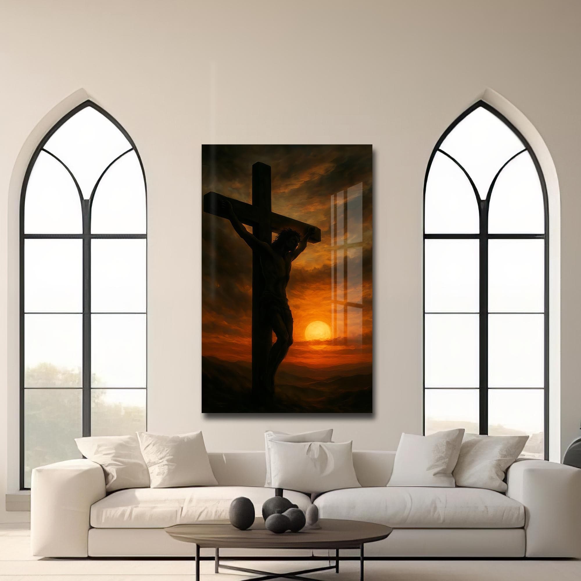 Artronauts Glass Print Crown of Mercy– Christian Tempered Glass Wall Art