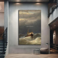 Artronauts Glass Print Faith Through the Storm– Christian Tempered Glass Wall Art