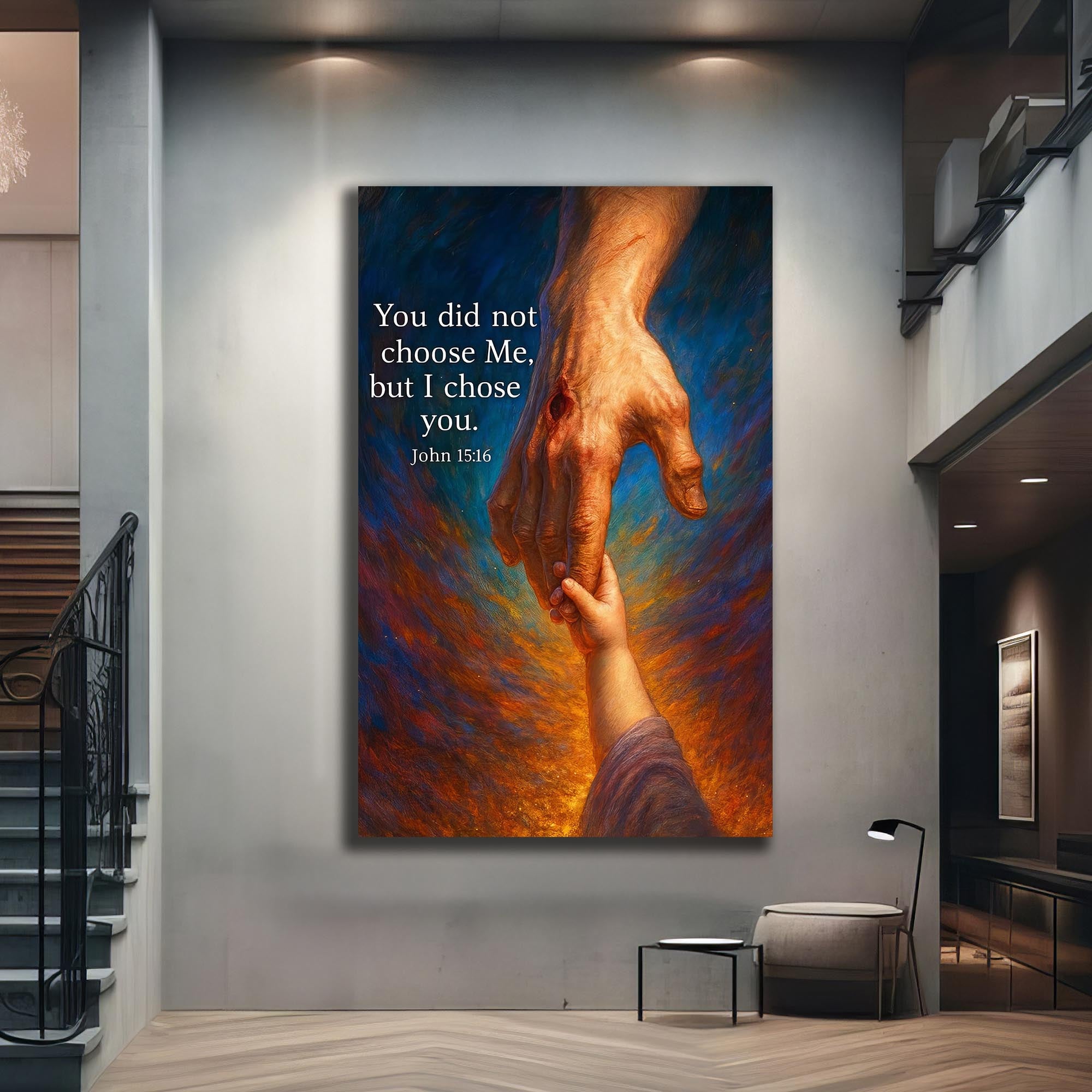 Artronauts Glass Print Chosen by Grace– Christian Tempered Glass Wall Art