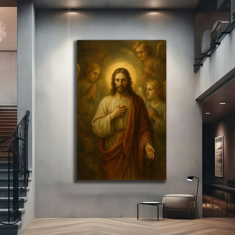 Artronauts Glass Print The Call of Mercy– Christian Tempered Glass Wall Art