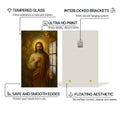 Artronauts Glass Print The Call of Mercy– Christian Tempered Glass Wall Art