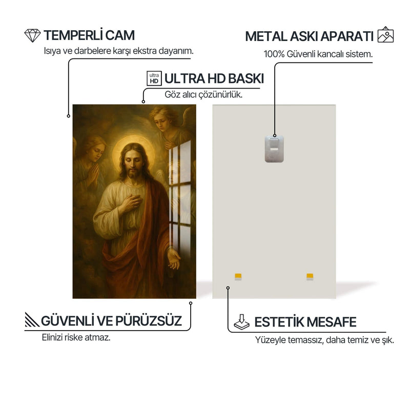 Artronauts Glass Print The Call of Mercy– Christian Tempered Glass Wall Art