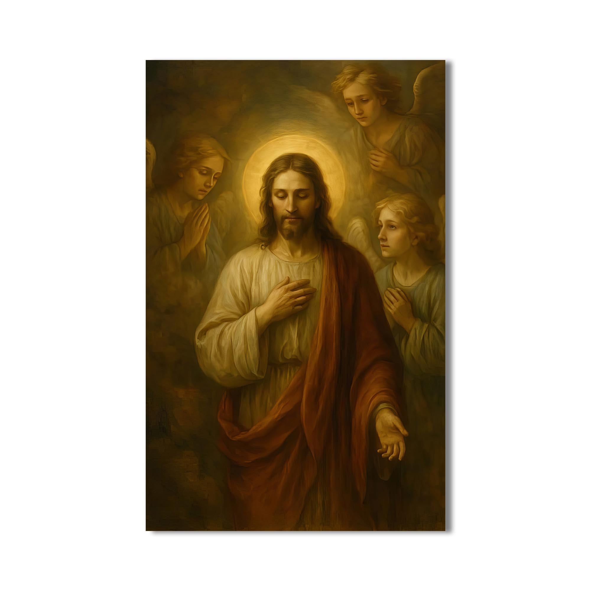 Artronauts Glass Print The Call of Mercy– Christian Tempered Glass Wall Art