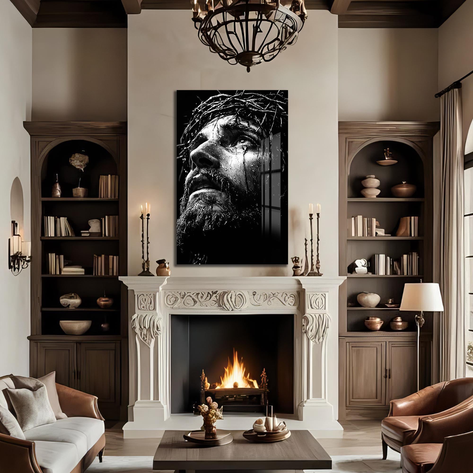 Crown of Sorrow– Christian Tempered Glass Wall Art