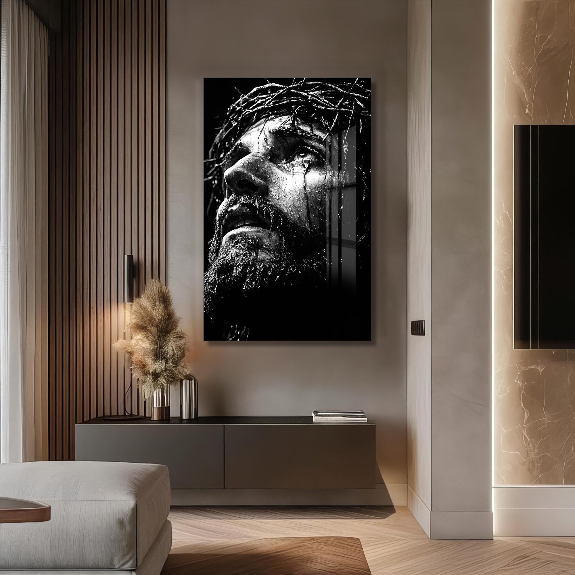 Crown of Sorrow– Christian Tempered Glass Wall Art