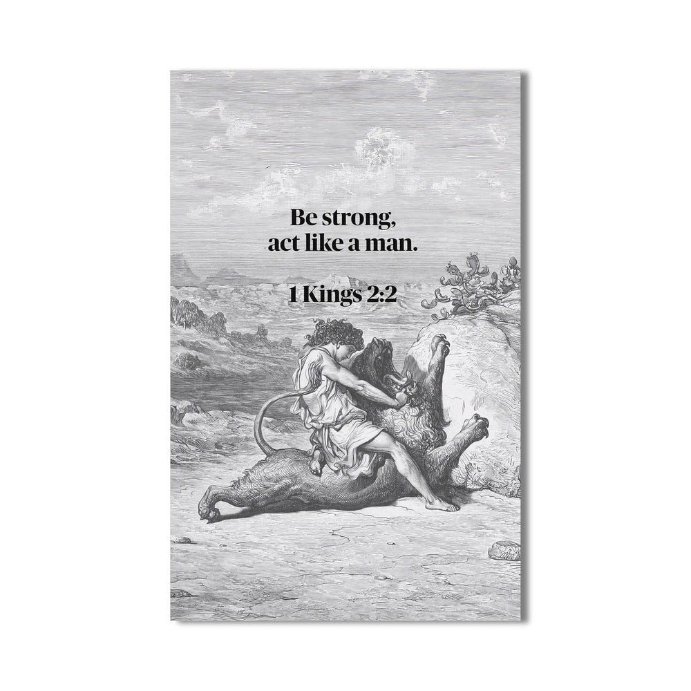 Artronauts Glass Print Strength of the Spirit– Christian Tempered Glass Wall Art