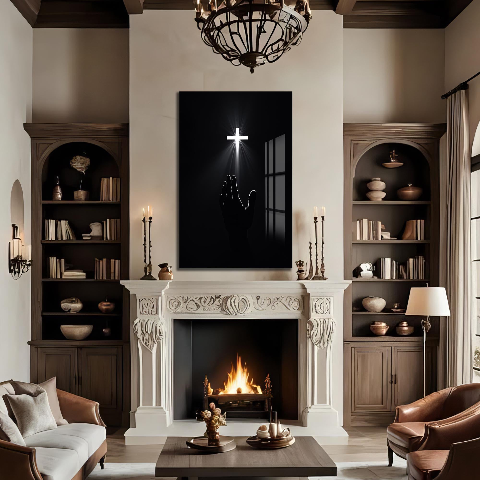 Reach for the Light– Christian Tempered Glass Wall Art