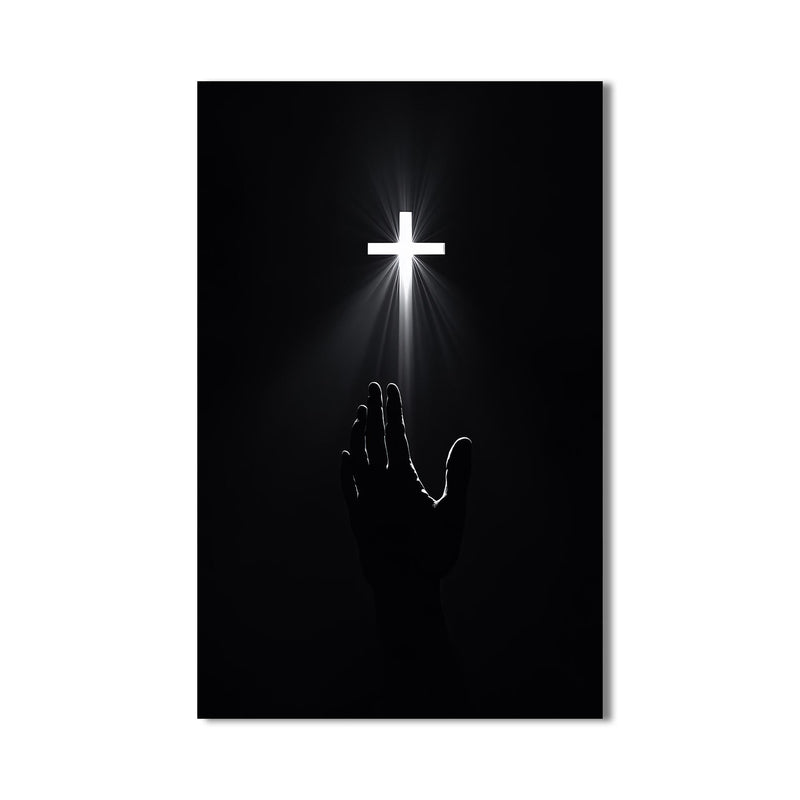 Artronauts Glass Print Reach for the Light– Christian Tempered Glass Wall Art