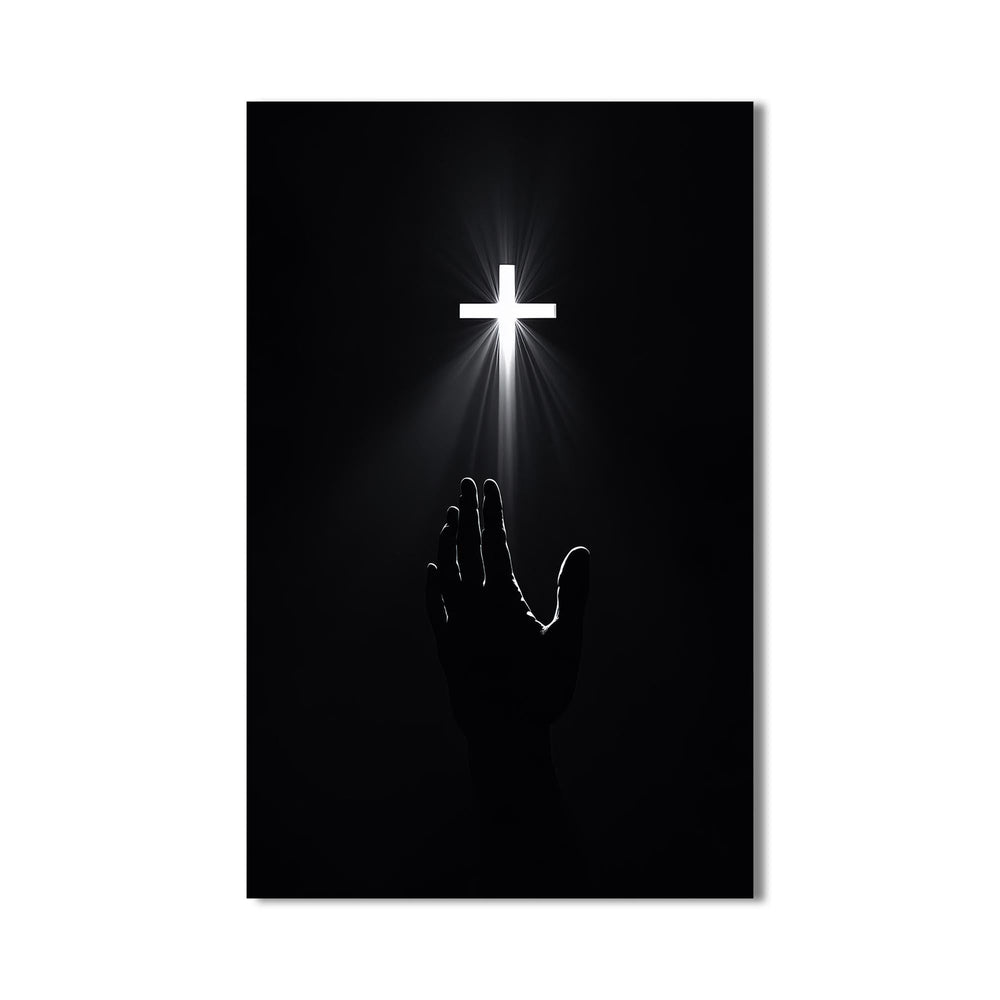 Artronauts Glass Print Reach for the Light– Christian Tempered Glass Wall Art