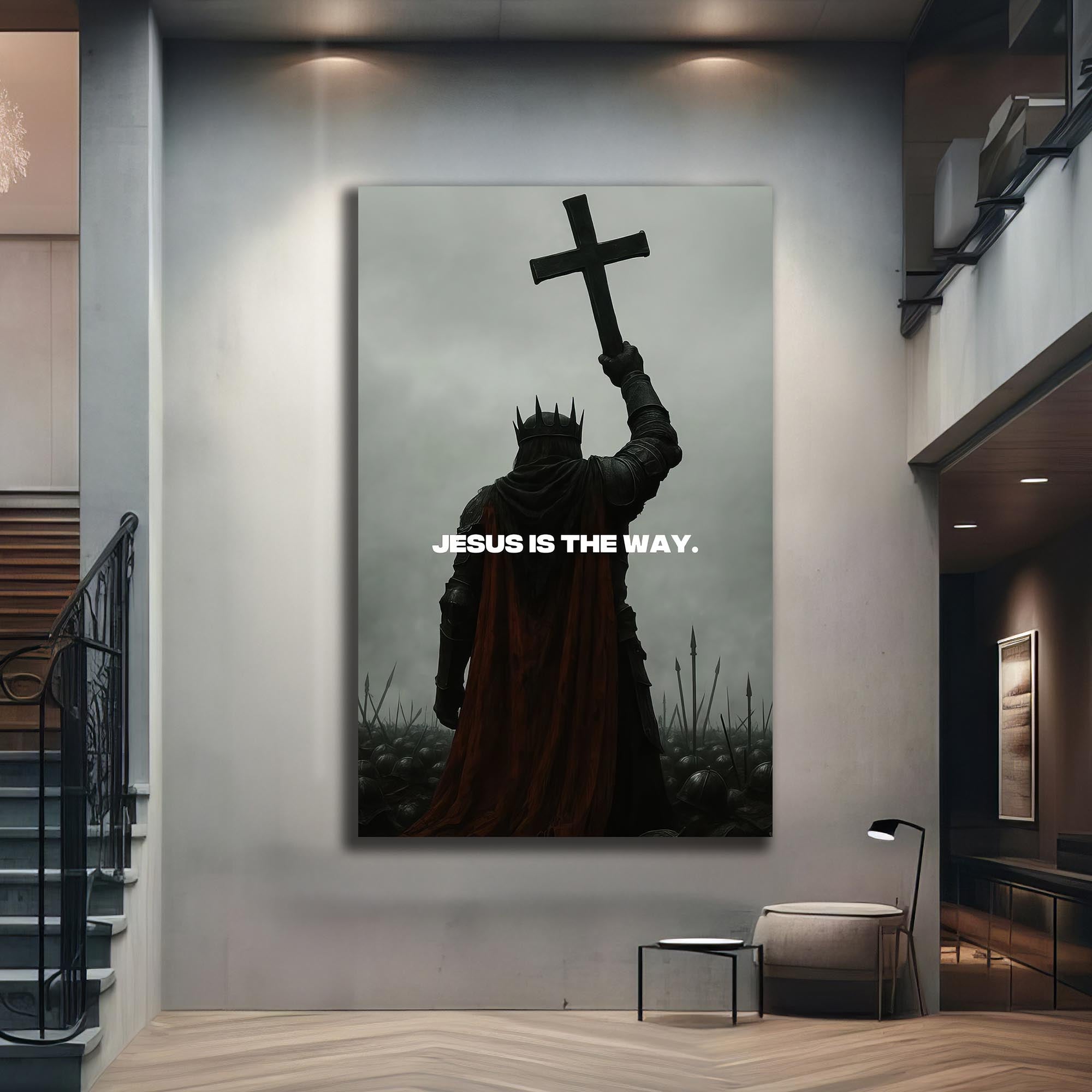 Artronauts Glass Print Jesus Is the Way– Christian Tempered Glass Wall Art