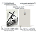 Artronauts Glass Print Carrying the Cross Illustration– Christian Tempered Glass Wall Art