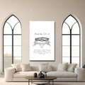 Artronauts Glass Print Psalm 23– Christian Tempered Glass Wall Art