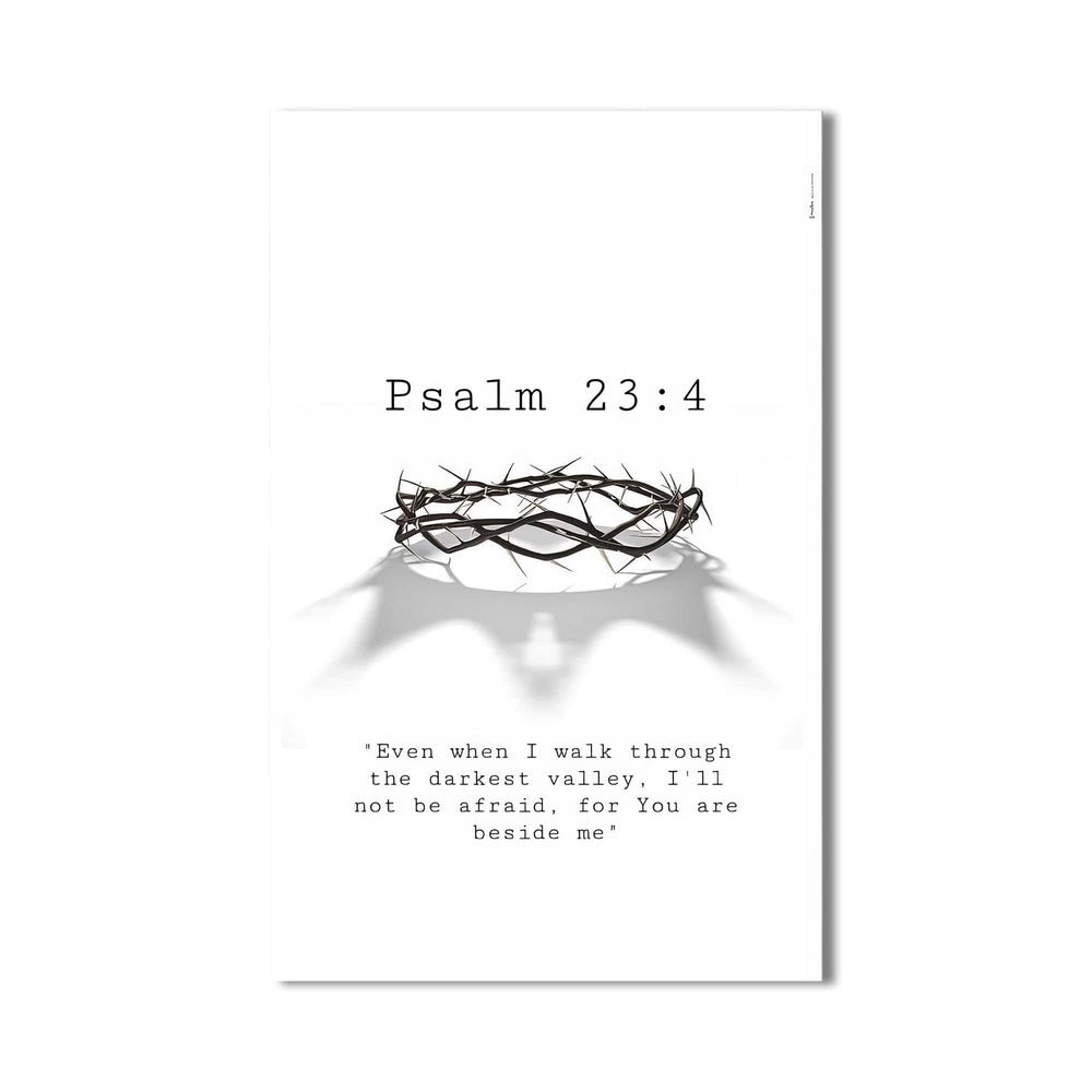 Artronauts Glass Print Psalm 23– Christian Tempered Glass Wall Art
