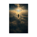 Artronauts Glass Print Christ Walking Toward Heaven– Christian Tempered Glass Wall Art