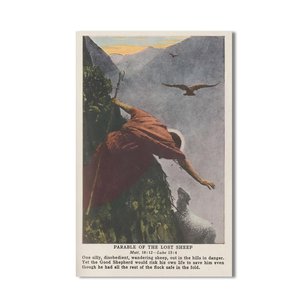 Artronauts Glass Print Parable of the Lost Sheep– Christian Tempered Glass Wall Art