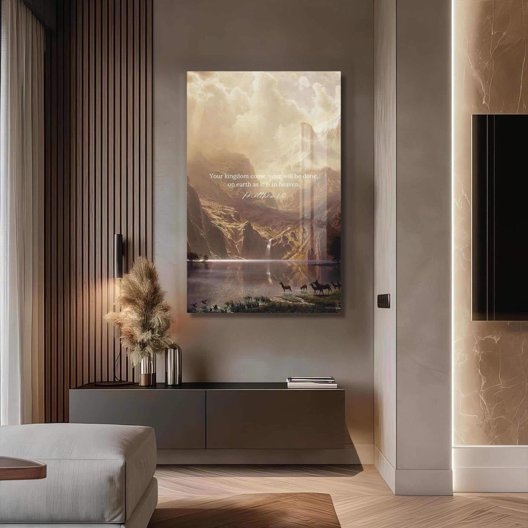 Artronauts Glass Print Your Kingdom Come– Christian Tempered Glass Wall Art