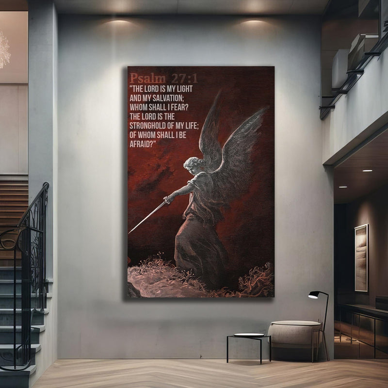 Artronauts Glass Print The Lord Is My Light– Christian Tempered Glass Wall Art