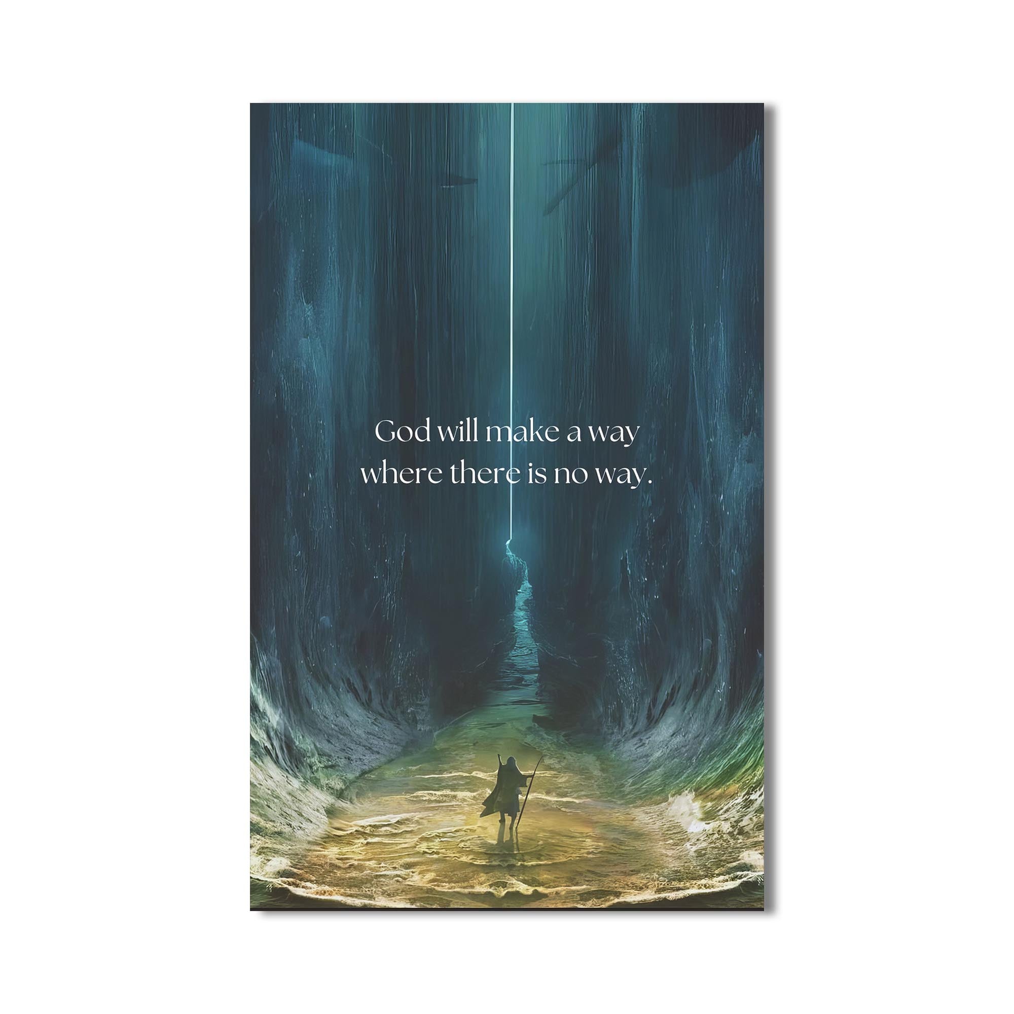 Artronauts Glass Print God Will Make a Way– Christian Tempered Glass Wall Art