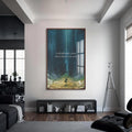 Artronauts Glass Print S | 72x46 cm | 28.3"x18.1" / Walnut God Will Make a Way– Christian Tempered Glass Wall Art