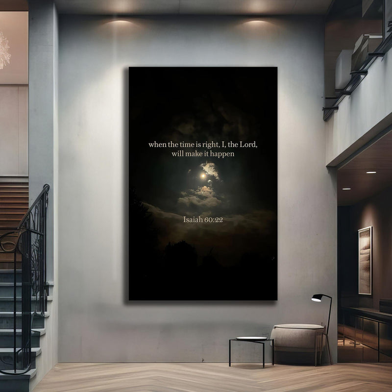 Artronauts Glass Print When the Time Is Right– Christian Tempered Glass Wall Art