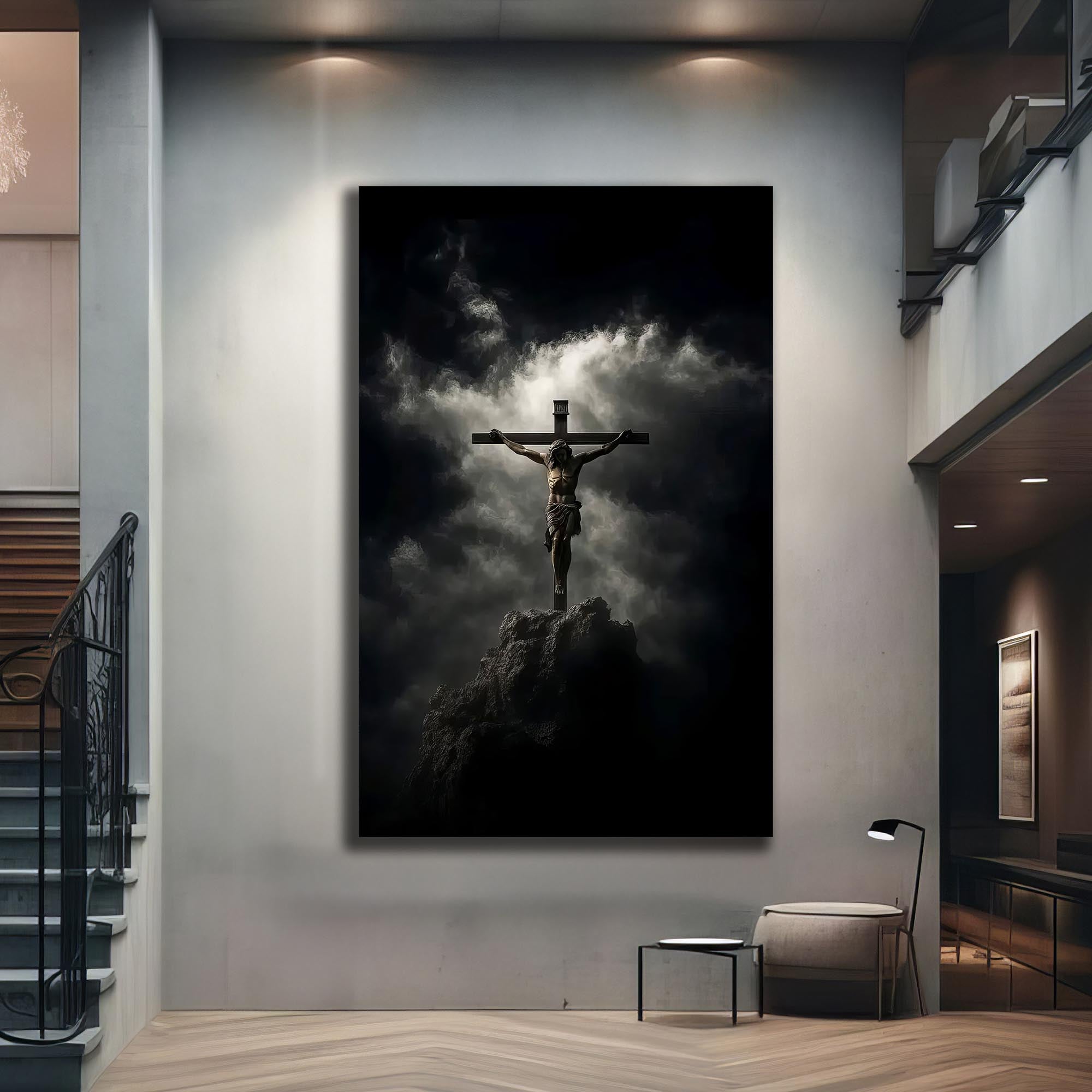 Artronauts Glass Print The Cross– Christian Tempered Glass Wall Art