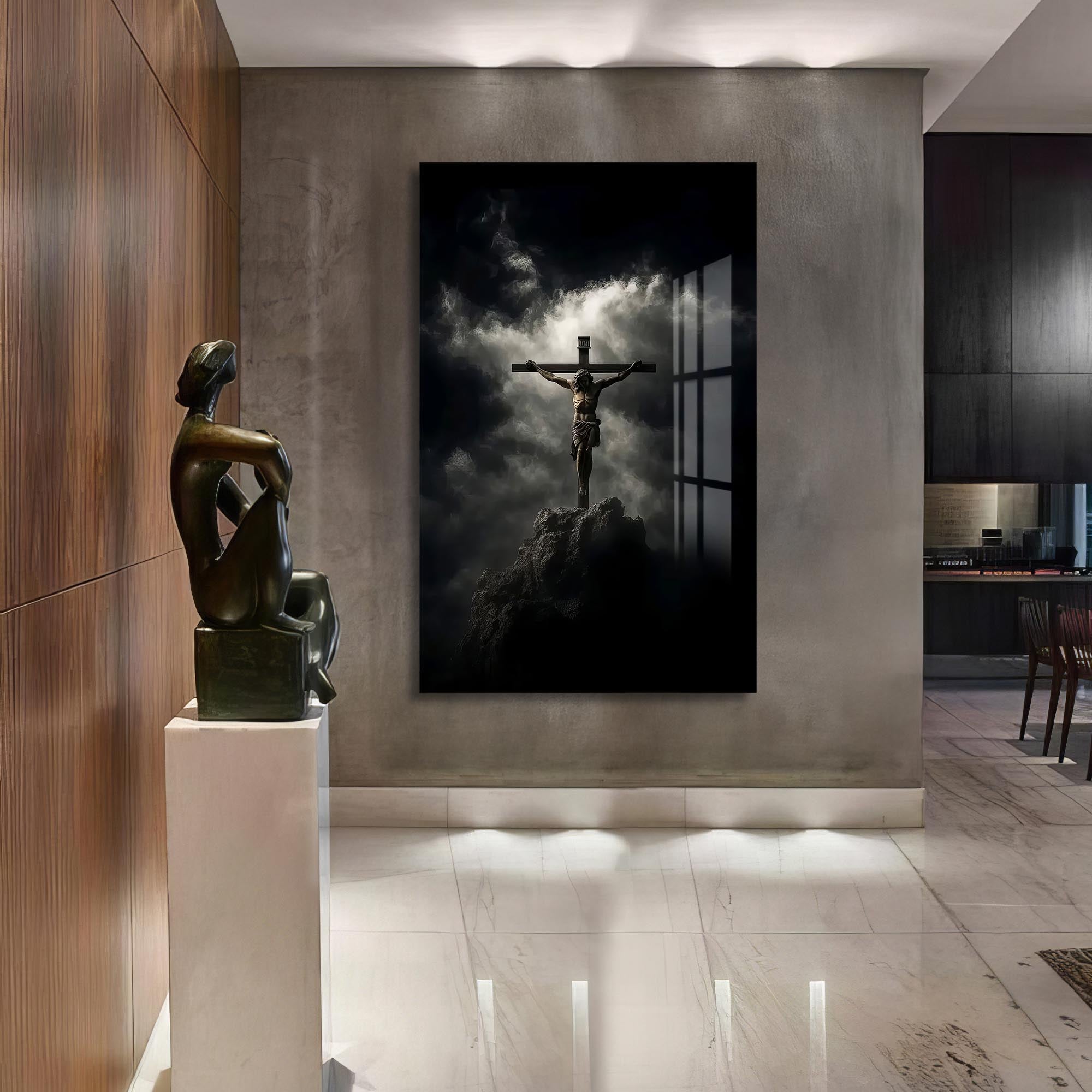 Artronauts Glass Print The Cross– Christian Tempered Glass Wall Art