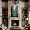 Artronauts Glass Print Walk With Me– Christian Tempered Glass Wall Art