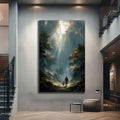 Artronauts Glass Print Walk With Me– Christian Tempered Glass Wall Art