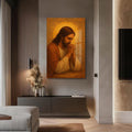 Artronauts Glass Print Prayer of Light– Christian Tempered Glass Wall Art