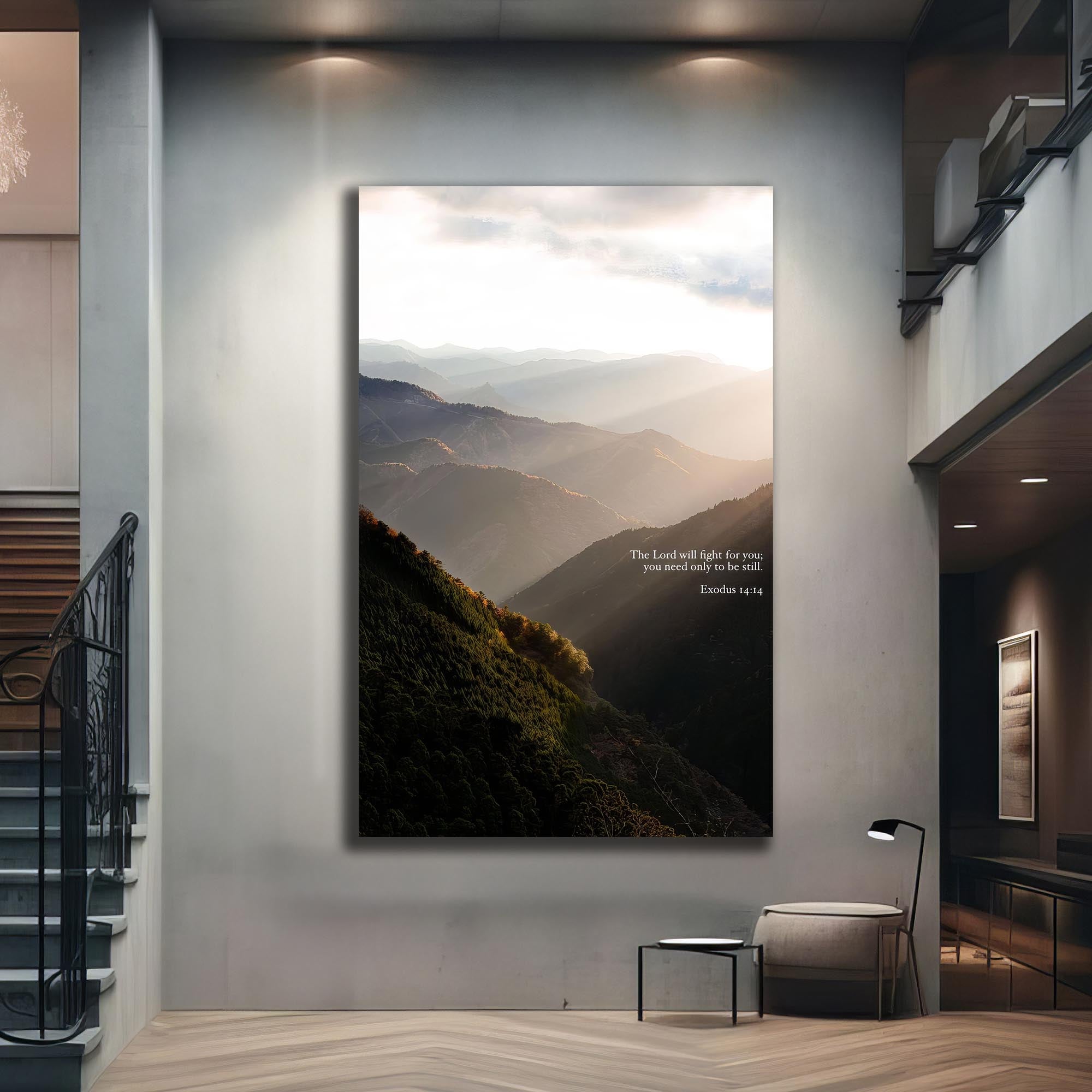 Artronauts Glass Print In His Creation– Christian Tempered Glass Wall Art