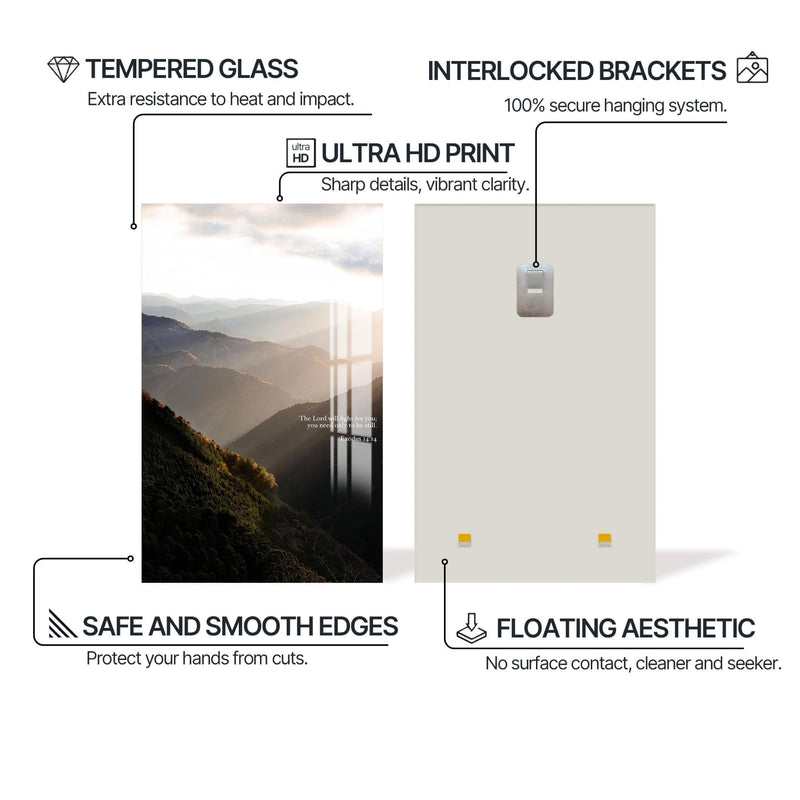 Artronauts Glass Print In His Creation– Christian Tempered Glass Wall Art