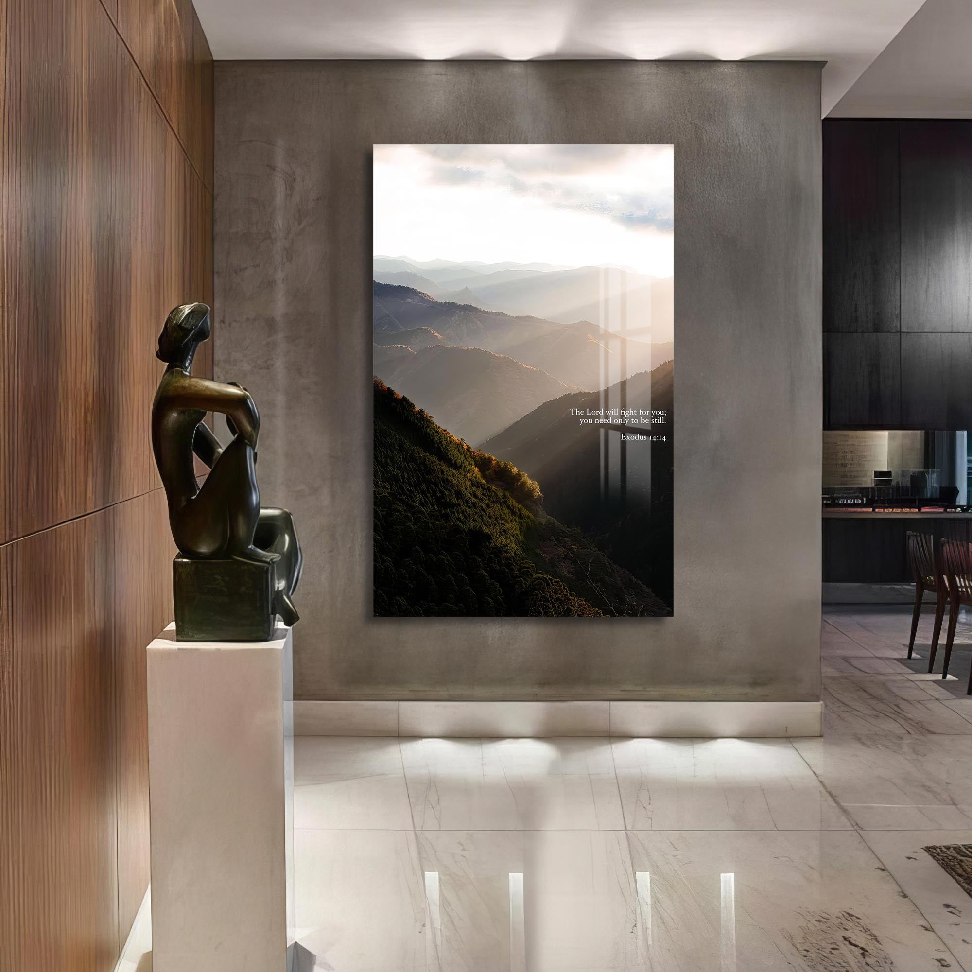 Artronauts Glass Print In His Creation– Christian Tempered Glass Wall Art