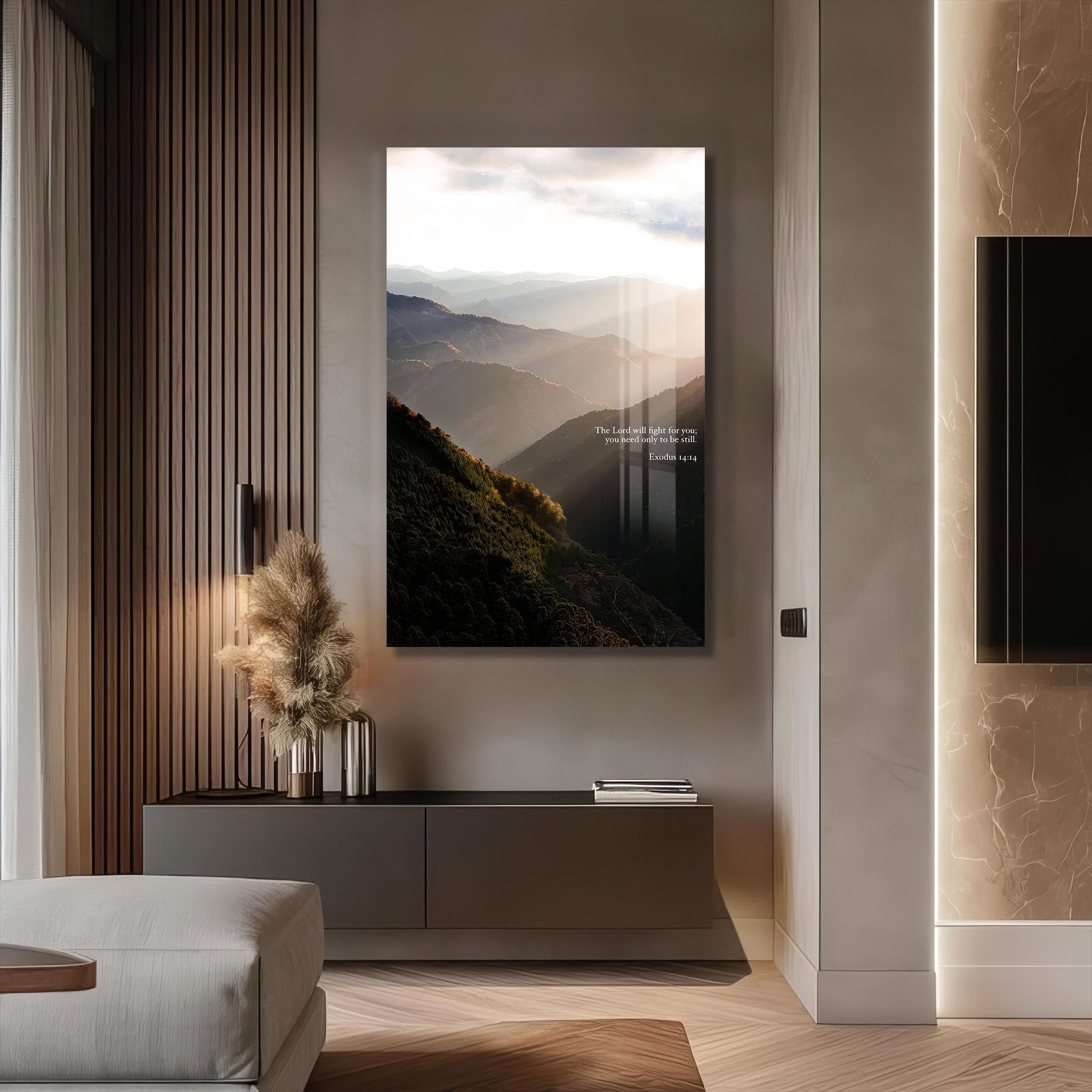 Artronauts Glass Print In His Creation– Christian Tempered Glass Wall Art