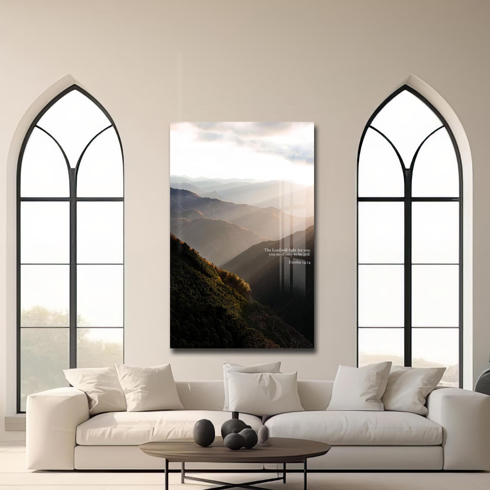 Artronauts Glass Print In His Creation– Christian Tempered Glass Wall Art